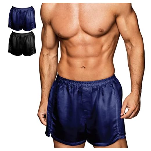 Tara Sartoria Luxury Artisan Silk Boxers For Men 2 Pack, Natural Mulberry Mens Silk Boxers