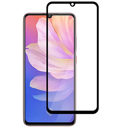 Image of 9H Hardness, Edge To Edge Curved Border Tempered Glass Screen Protector (Unbreakable Edges) For Vivo S1 Pro - Black