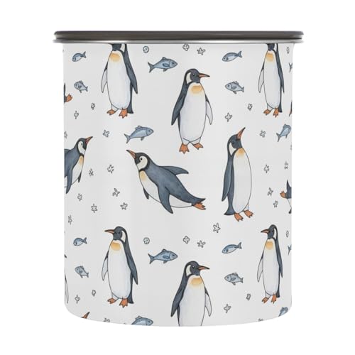 Recipiente hermético para café DOMIKING 900 ml acero