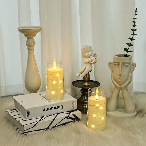 Aignis AK31295 Ivory White Flickering Flameless Candles thumb #3