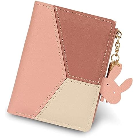 CHAOFANXI Cartera de Mujer en Piel Sintética Rosa Cover