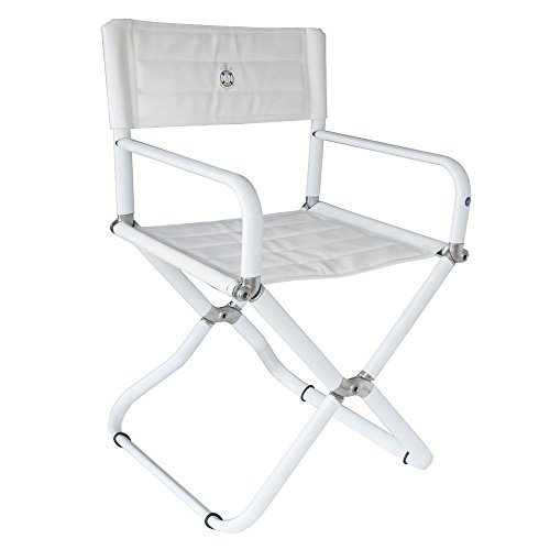 TREM Fauteuil pliant Candia blanc