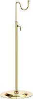 uxcell Adjustable Purse Display Stand Gold Stainless Steel Single Hook Handbag Rack for Retail Stores & Home - Stable Tabletop Holder