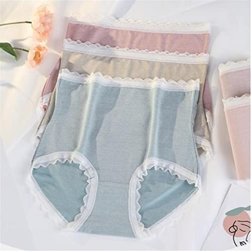Lot de 5 culottes femmes taille haute lingerie dentelle grande taille