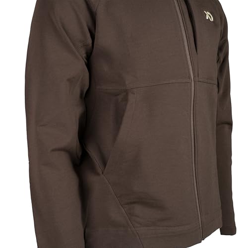 First Lite Men's Rugged Wool Zip Hoody - Durable Merino Wool Camo Hunting Jacket3