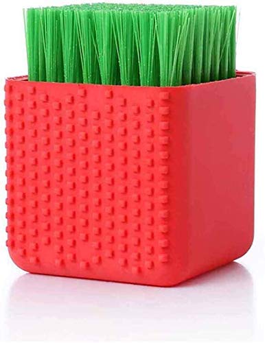 KEPLO Laundry Brush with Silicone Bristles, Multi-Functional Cleaning Tool for Clothes, Shoes and More, Plastic Handle Washing Brush, Plastic Soft Cleaning Tool (Pack of 1, RED) (B0D2JGDQHK) Amazon Price History, Amazon Price Tracker