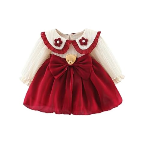 AMhomely Baby Girls Floral Dress Set Cover