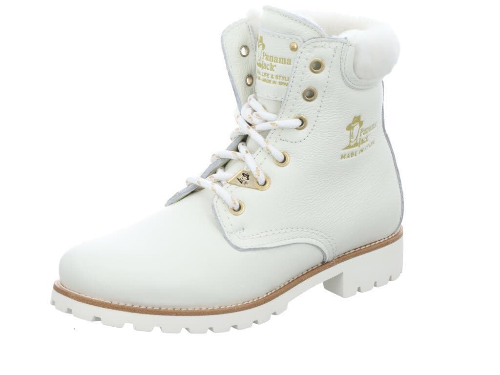 Panama Jack Women's Boots, Panama 03 Igloo Trav B29, Blanco/White, 40 EU
