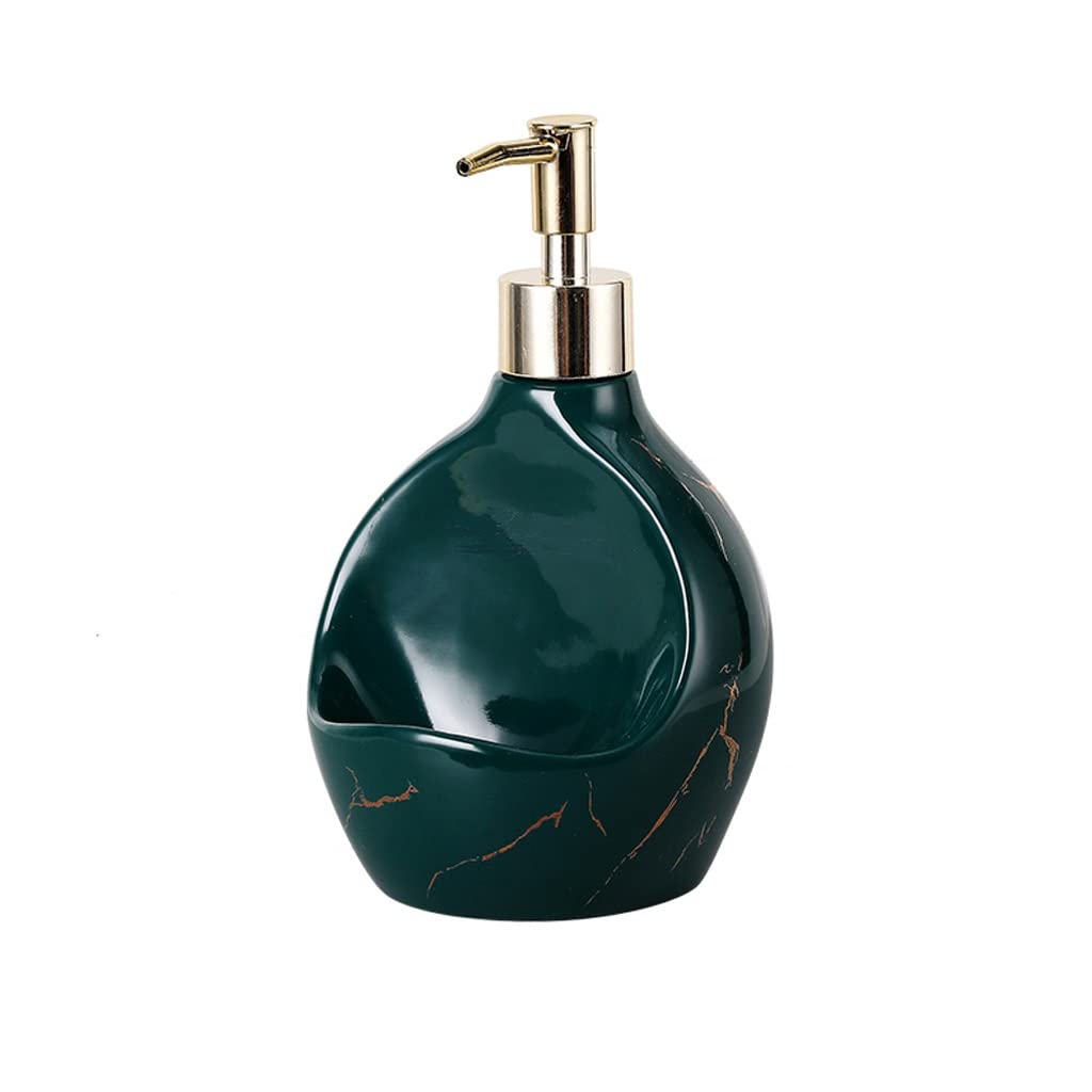 Jabonera Autodrenante Cerámica Drenaje Encimera jabonera plato lavabo baño de cocina jabón de cocina sanitizador de mano prensa Sub-embotellado de baños integrado. Jabonera Jabonera Guardar