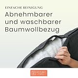 Sofakissen mit Füllung und Bezug - Sofakissen Groß 40x70 cm - Couchkissen Schwarz 2er Set viel Füllung – OekoTex zertifizierte Zierkissen Sofa & Couch – Bequeme Dekokissen Wohnzimmer, Schlafzimmer