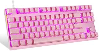MOTOSPEED Professional Gaming Mechanical Keyboard RGB Rainbow Backlit 87 Keys Illuminated Computer USB
