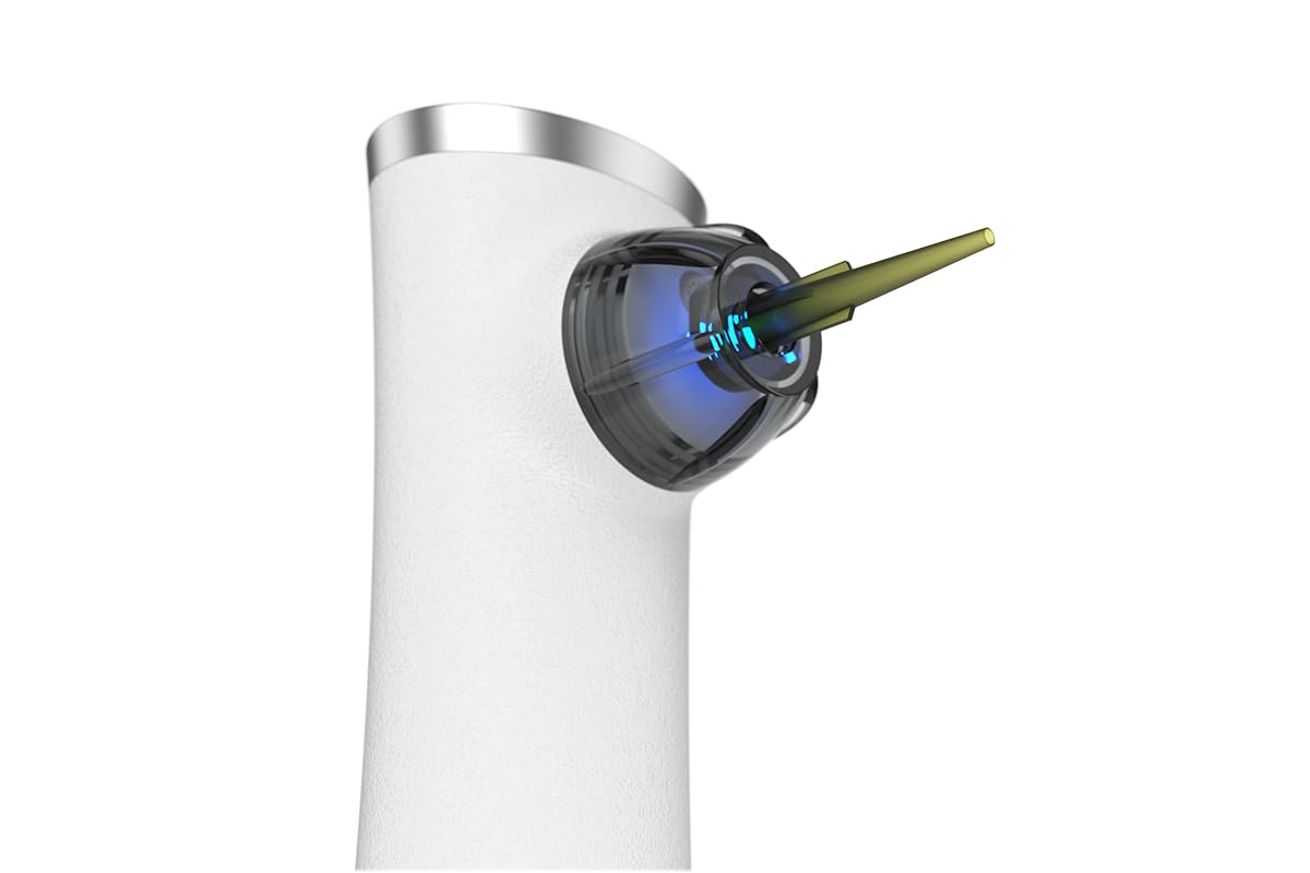 flow-med vac-clean UV 2.1 - Aspirador Recargable para Audífonos - Deshumidificador de Audífonos - 14 Accesorios - Luz UV con Efecto Antimicrobiano - USB-C - Batería Recargable - con Estuche
