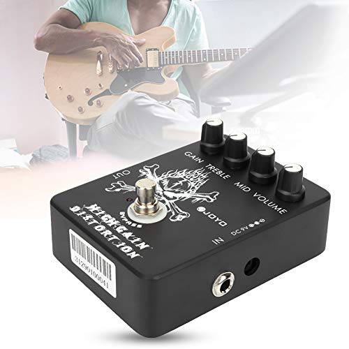 KEYREN Pédale de Guitare électrique, pédale de Dispositif d’effet de Guitare électrique à Distorsion JF-04 à Gain élevé - Les Beatles, Paul McCartney, John Lennon, RIngo Starr, George Harrison KEYREN Pédale de Guitare électrique, pédale de Dispositif d'effet de Guitare électrique à Distorsion JF-04 à Gain élevé – Image 3