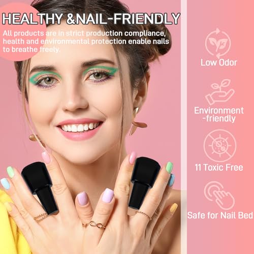 Kit de Esmaltes en Gel con Luz UV, 66 Colores miniatura 6