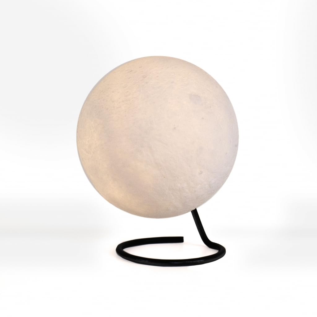 Gift Republic Moon Lamp Desk Lamp Battery Operated Round Light