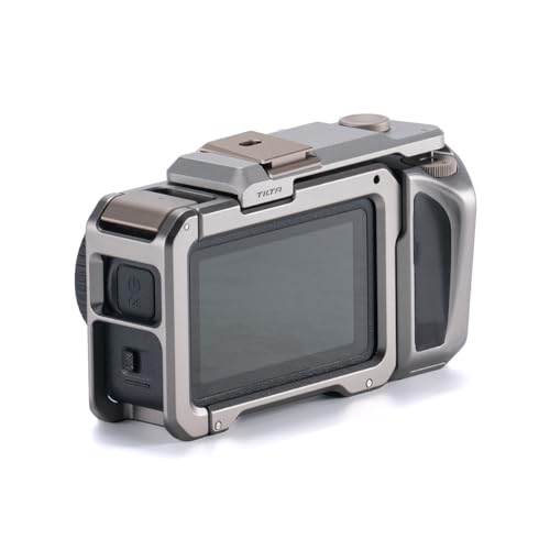 Image of Tilta DJI Osmo Action 6 Street Snap Kit | Full Camera Cage & Quick Release Hand Grip | Built-in Battery Storage, Locking Dial & Custom Button Caps | Titanium Gray