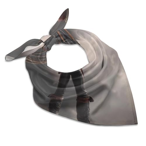 Female Pirates Silk Like Head Scarf for Women Bandana for Hair Wrapping Fashion Accessory Square Hair Scarves 18