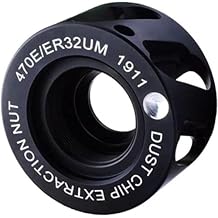 Metric ER32 Dust Chip Extraction Nut for Woodworking Cnc Tool Milling Cutter,CNC Special Dust Removal Nut, Including Wrench color random