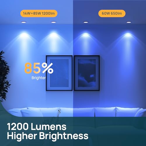 Lighting Linkind Matter Smart Light Bulb,1200LM BR30 Smart Flood Light Bulbs Compatible with Alexa, RGBTW Recessed Color Changing Bulbs, 2.4GHz Only WiFi Light Bulbs LED, A19 E26, 1Pack SmartThings Compatible Lighting Linkind Matter Smart Light Bulb,1200LM BR30 Smart Flood Light Bulbs Compatible with Alexa, RGBTW Recessed Color Changing Bulbs, 2.4GHz Only WiFi Light Bulbs LED, A19 E26, 1Pack SmartThings Compatible