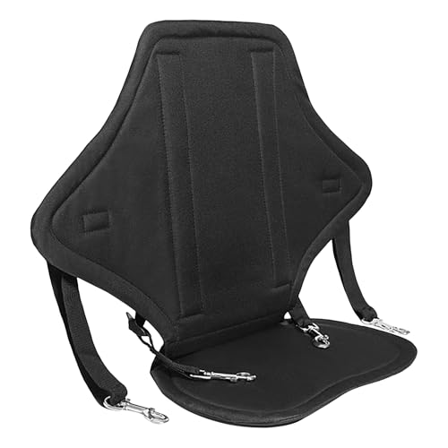 Genérico Asiento Kayak - Asiento Tabla Paddle Surf Ajustable - Accesorios para Tabla Hinchable con Bolsa De Almacenamiento Ganchos Y Respaldo para Adultos En Camping Pícnic