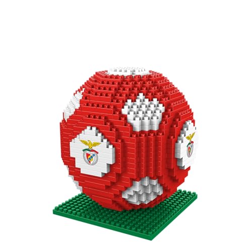 FOCO Licencia oficial S.L. Benfica BRXLZ Piedras 3D Fútbol Juego de construcción 12+ yo