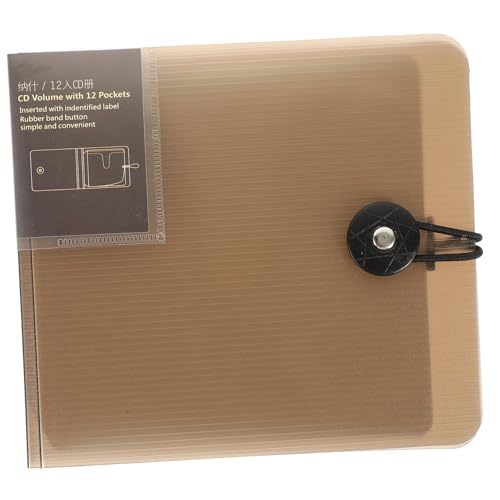 CIYODO CD Storage Case Capacity Dvd Holder Binder Bag for Travel Home Use Protective Media Case for Organizing Discs Fine Material Space Saving Design
