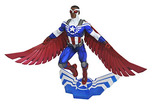 Marvel- ESTATUA Diorama 25CM Gallery Captain America Figurine PVC Sam Wilson, APR172655, 30663172655, Mulitcolor, One Size