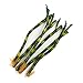 Factory Direct Craft Pack of 6 Stalks Lucky Artificial Bamboo Branches (12 inches) Faux Bamboo Sticks Tropical Greenery Plants Represent Good Luck and Wealth for Home Decor or Party Decorations