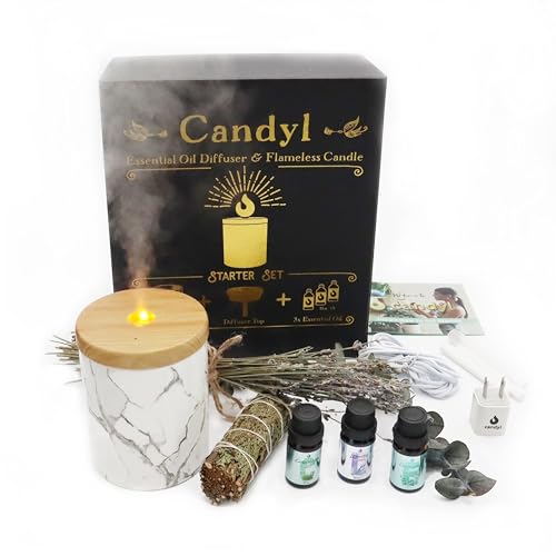 Difusor aromático eléctrico Candyl con baterías recargables
