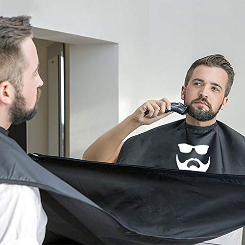 Beard Apron Beard Trimming Catcher Cape for Men Shaving & Hair Clippings Aksice
