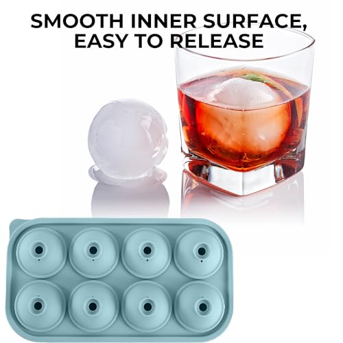 Bandeja de silicona para hielo con tapa 8 cavidades miniatura 6