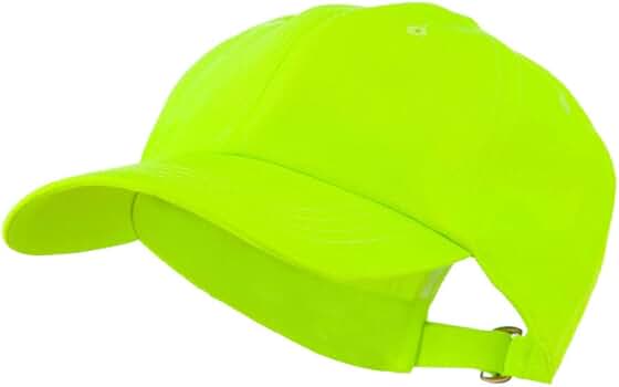 e4Hats.com 6 Panel Neon Cap - Green OSFM at Amazon Men's