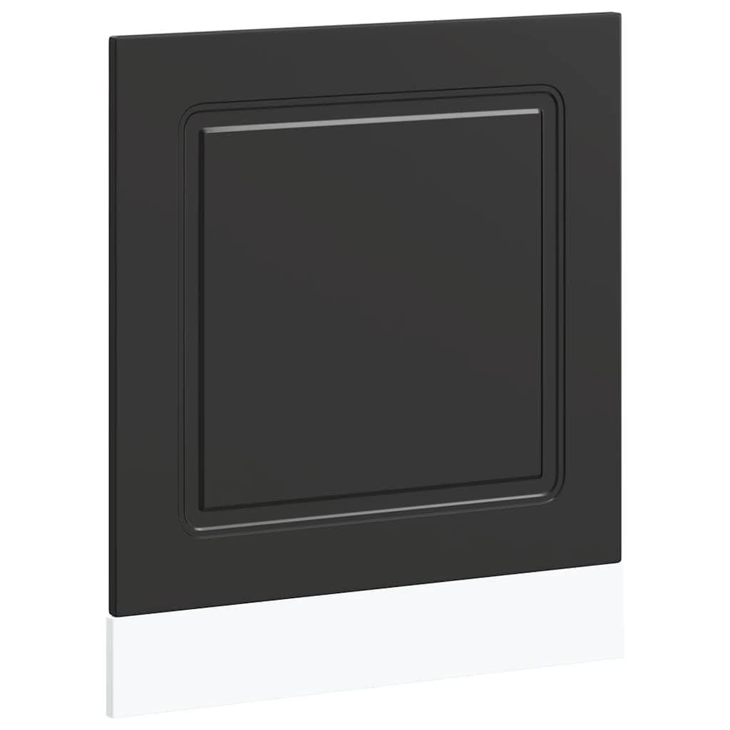 vidaXL Panneau de Lave-Vaisselle Kalmar Noir 60x1,5x67 cm, Panneau Avant de Lave-Vaisselle, Panneau, Panneau de Porte Avant de Lave-Vaisselle