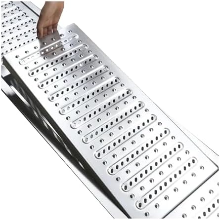 Heavy-Duty Trench Drain Grate Cover - Durable Slotted Channel Grating for Driveways, Yards, Gas Stations, and Commercial Drainage Solutions