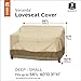 Classic Accessories Veranda Water-Resistant 58 Inch Deep Seated Patio Sofa/Loveseat Cover, Patio Furniture Covers