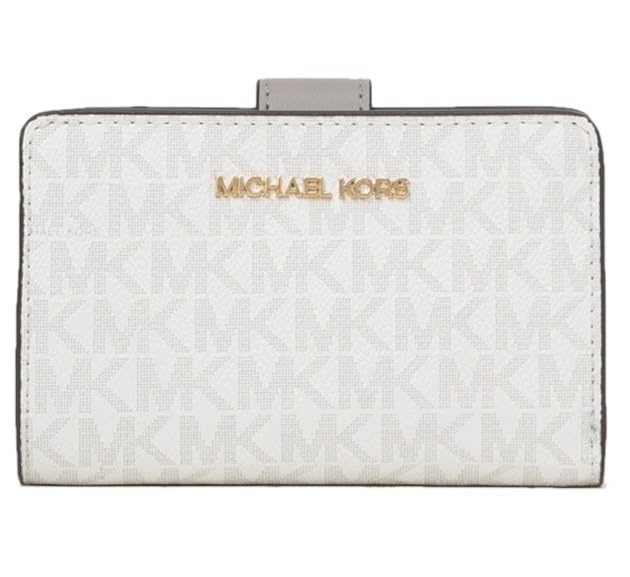 MICHAEL KORS 二つ折り財布 ホワイト マイケルコース MICHAEL KORS 財布 （ホワイト） -waja bazar