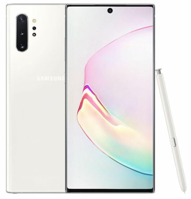 Samsung Galaxy Note 10+ N975U 256GB Android Smartphone, Aura White, AT&T Locked (Renewed)
