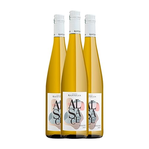 Kientzler Riesling Alsace 75 cl Vino blanco (Caja de 3 Botellas de 75 cl)