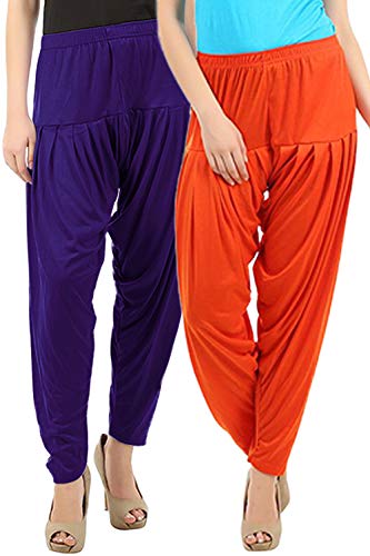 Image of Buy That Trendz Patiala Salwar for Women Relaxed Fit Viscose Patiyala Salwar Harem Bottom Pants