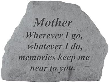 Kay Berry- Inc. 16420 Mother Wherever I Go-Whatever I Do - Memorial - 6.5 Inches x 4.75 Inches