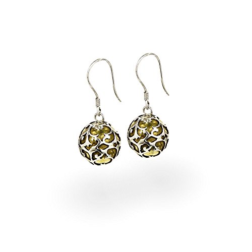 NKlaus angelo chiamante palla sonora orecchino a strappo in argento 925 ornamento 7388