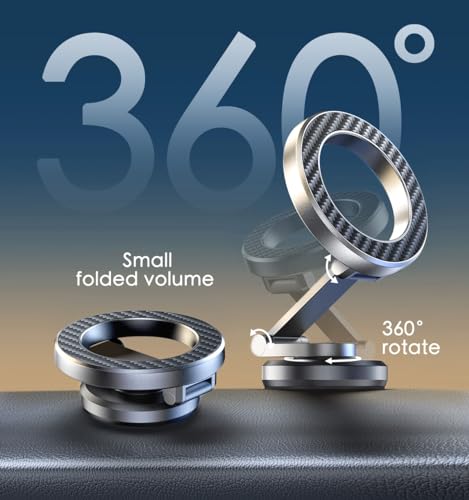 JUHOO Upgrade Phone Holder for car Magnetic rotatable - image 2