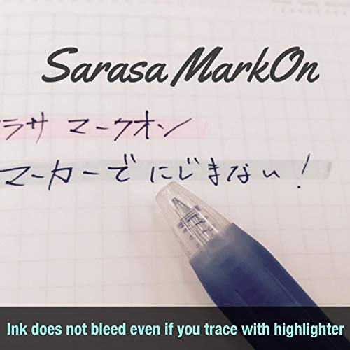 Bolígrafos de tinta de gel 3 colores Sarasa Mark 15 piezas miniatura 2