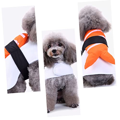 Disfraz Halloween para Perro Talla L Color Naranja miniatura 4