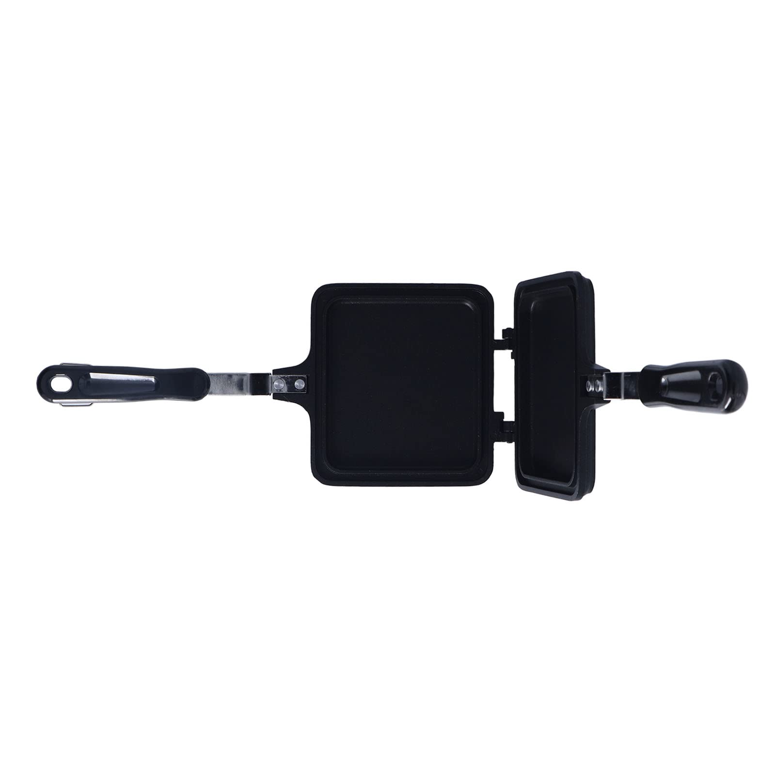 Machine à Sandwich Chaud, Antiadhésif Amovible avec Poêle à Sertir Double Face Universelle IH pour Cuisinières à Gaz, Camping de Cuisine grillé Croustillant