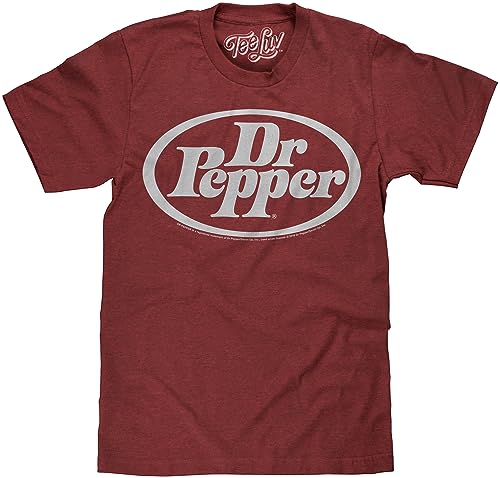 Tee Luv Men's Dr Pepper Oval Logo Shirt