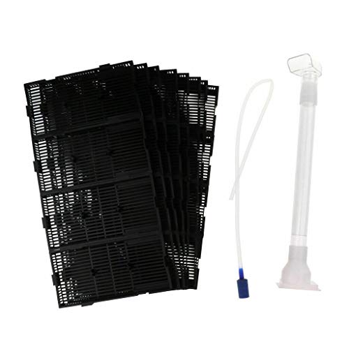 Undergravel Filter Kit Aquarium Fish Tank Under Gravel Tray - Multiple Sizes (24 Piece)