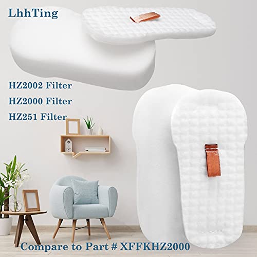 Image of 4 Pack Foam & Felt Filter Kit Vacuum Filters, 1 Pack Soft Roller Replacement for Shark HZ2002 HZ2000 Vertex Ultralight DuoClean PowerFins Stick Vacuum, for Part XFFKHZ2000, 125CU2002