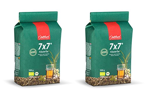 2 x Jentschura 7x7 KräuterTee 500 g ( 1KG) in Bio-Qualität (10 Proben gratis)