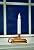 Xodus Innovations FPC1525B Battery Operated LED Window Candle with Sensor, Antique Brass (Pack of 6)